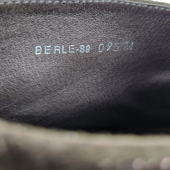 Donald J. Pliner Berle Brown Suede Leather Wedge Ankle Booties Women's Size 9.5 - Picture 11 of 11